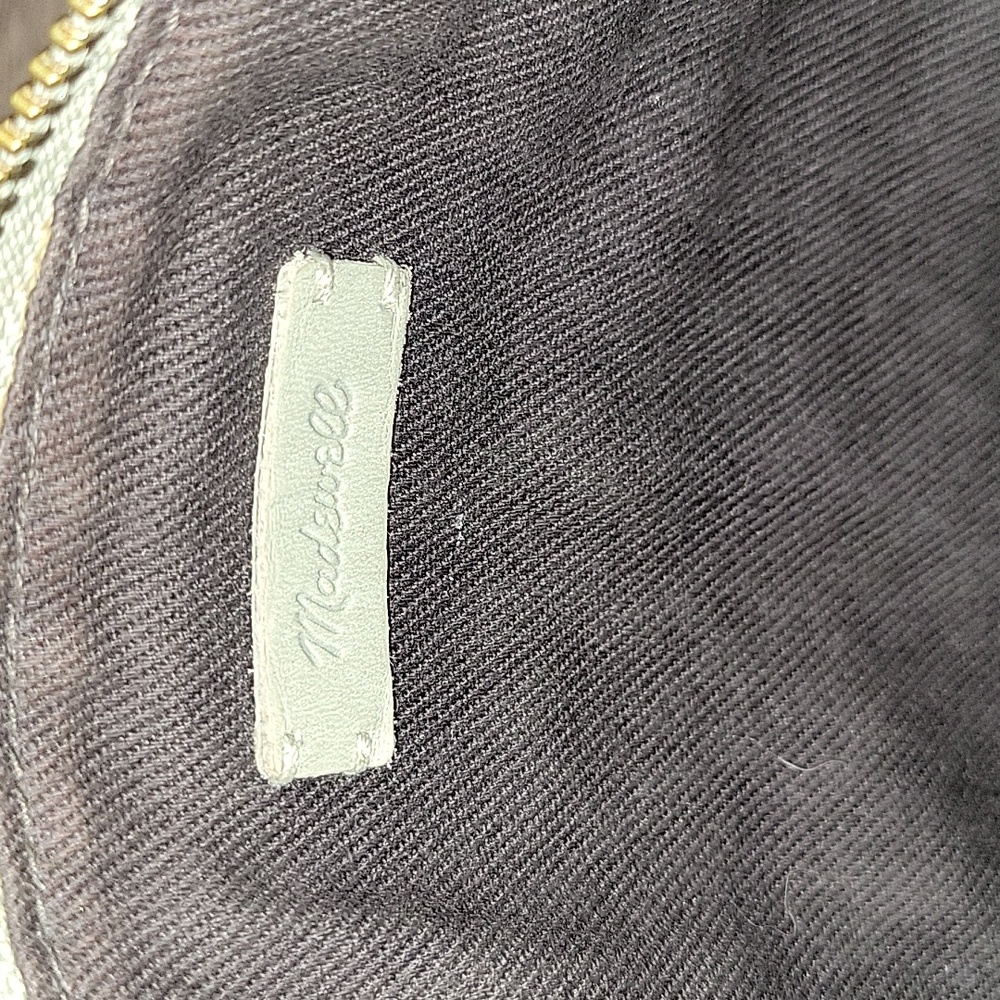 Madewell Woven Gray Leather Crossbody Bag - Picture 11 of 11